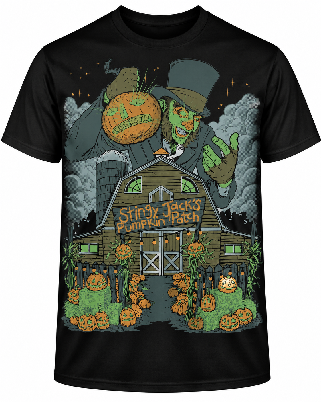 Stingy Jack's Pumpkin Patch Shirt | Halloween Legend Tee