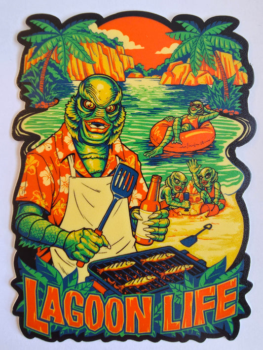 Lagoon Life Sticker