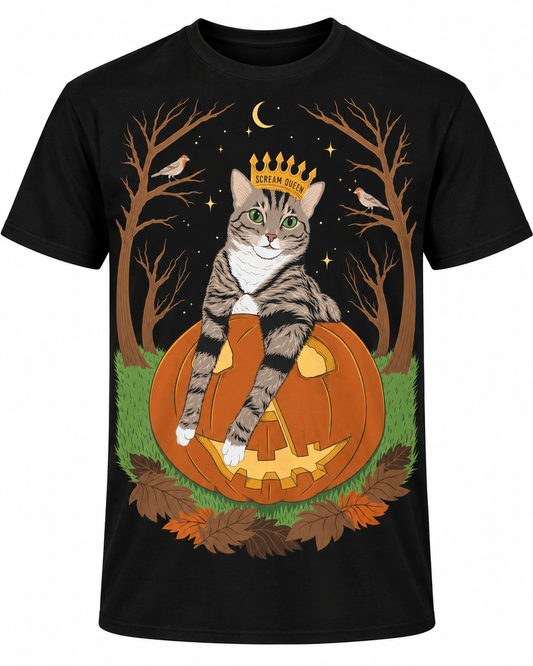 Scream Queen Kitten Halloween Shirt
