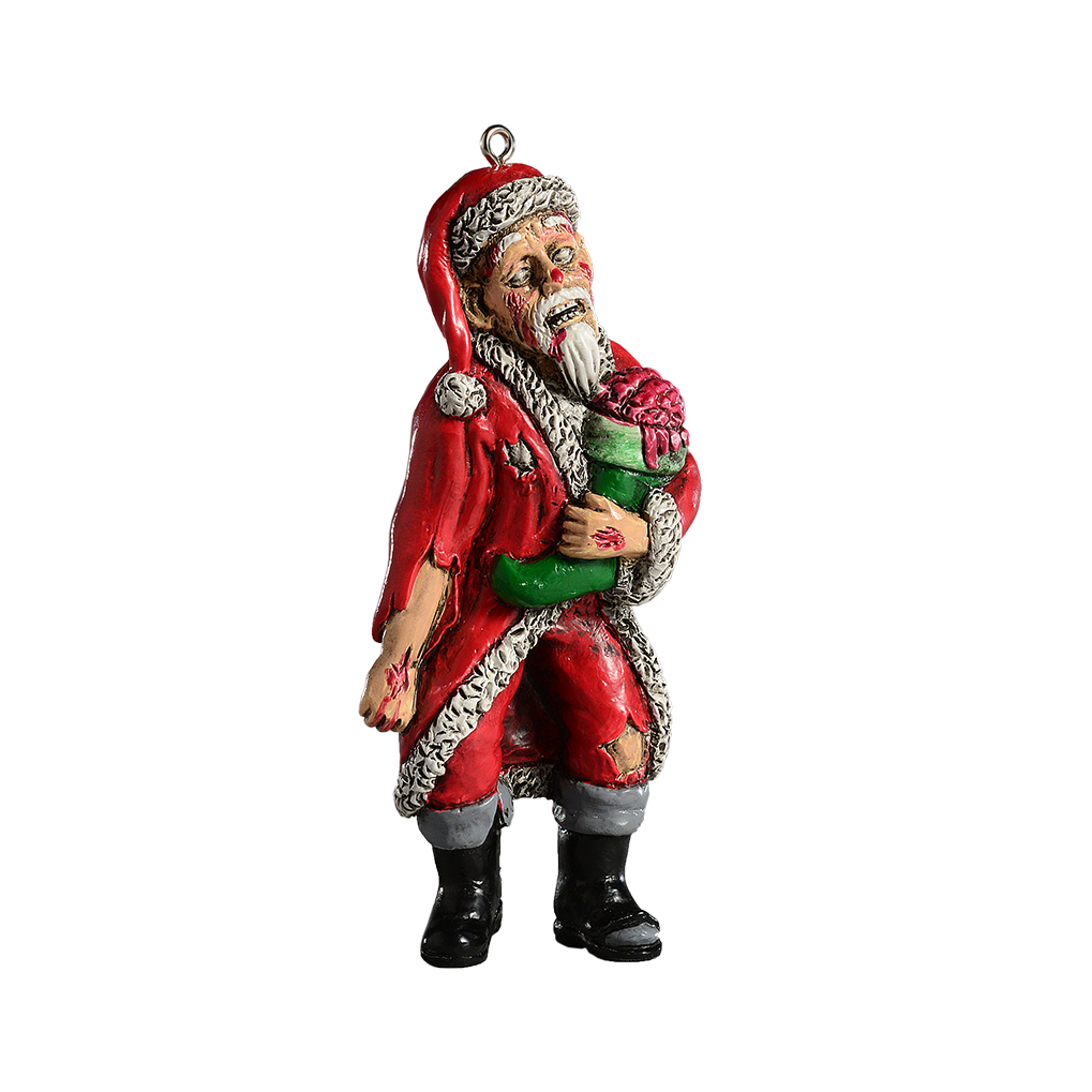 Zombie Santa Ornament