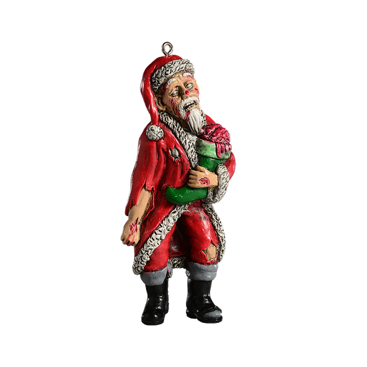 Zombie Santa Ornament